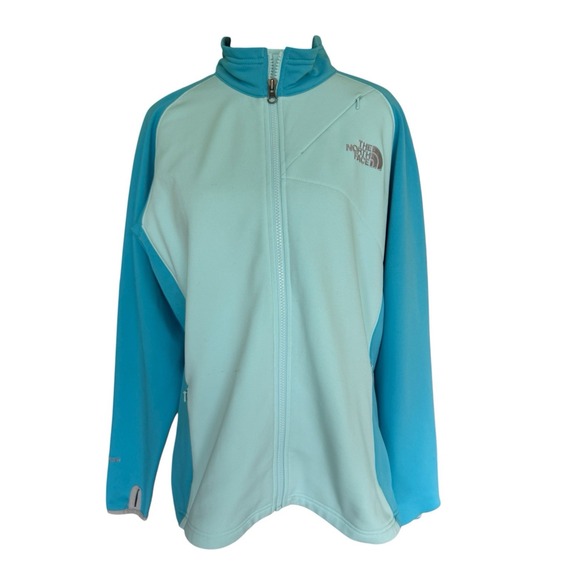 The North Face Full Zip Flight Series Y2K TKA Stretch Sz L Aqua Athletic Sporty - Picture 1 of 13